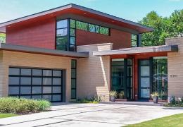 Full-View Garage Door with matching windows