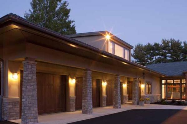 Three Artisan Custom Wood Doors with no windows.