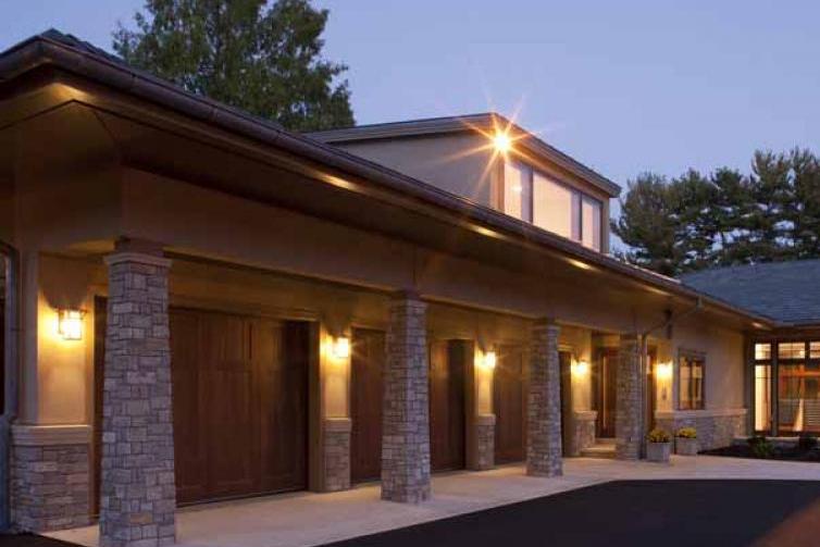 Three Artisan Custom Wood Doors with no windows.