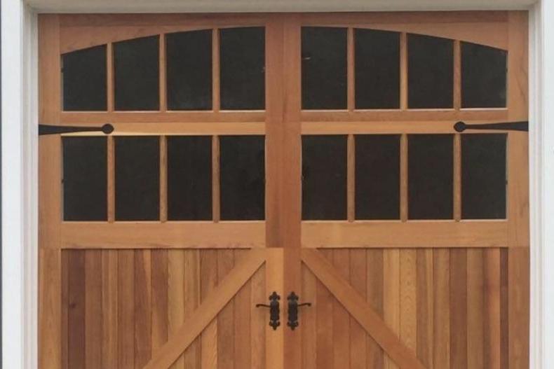 Cedar Faced Double Arched Windows